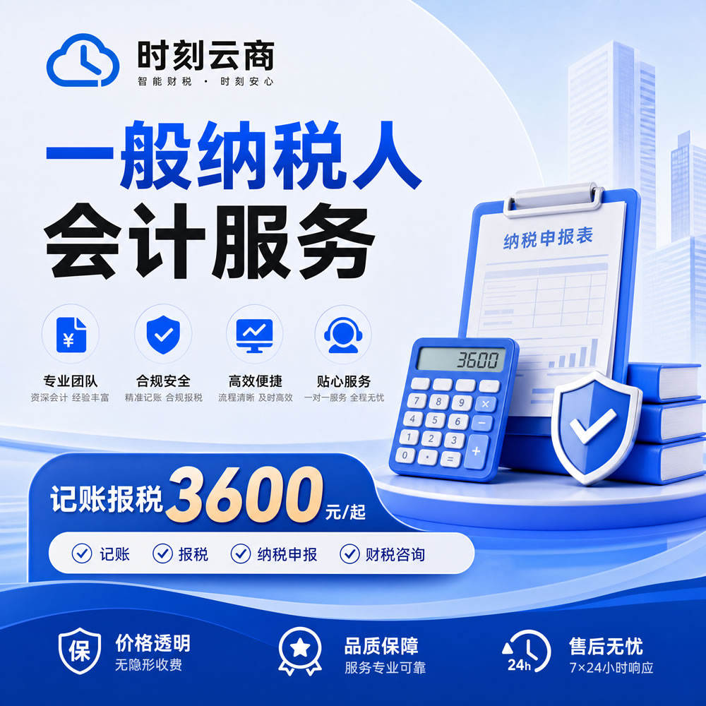 企业代理记账服务(一般纳税人)
